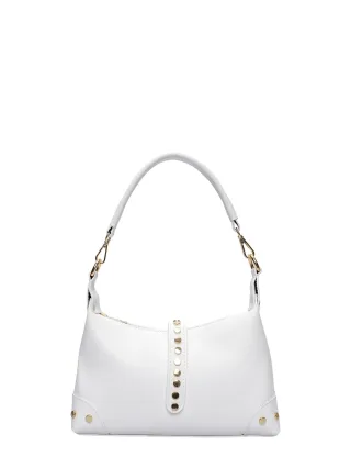 Anna Luchini Weiß Rindsledertasche