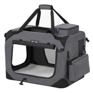FEANDREA S-XXXL Transportbox Oxford-Gewebe grau M