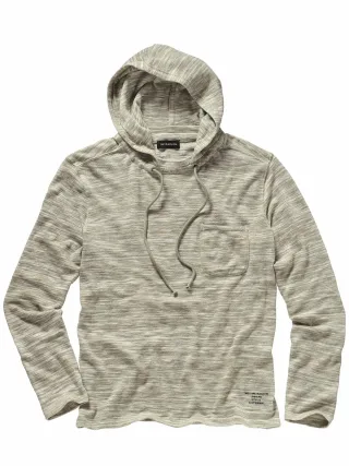 Mey & Edlich Herren Marmor-Hoodie Grün 100 % Baumwolle