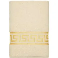 Belle Arti Handtücher Luxus Mäander Gästetücher Badetücher Duschtücher Saunatücher in Set, Frottee (1-St), schwarz, weiss, beige, rot, gold, 100% Baumwolle, Frottee, eingestickt