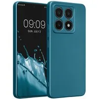 kwmobile Smartphone-Hülle Handyhülle für Xiaomi 14T Hülle, weiche Silikon Case metallisch schimmernd - Schutzhülle Cover