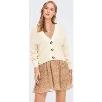 JDY Strickjacke JDYJUSTY L/S SHORT CARDIGAN KNT NOOS