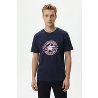 Converse T-Shirt unifarbenes Design, mit Rundhalsausschnitt, aus Baumwolle