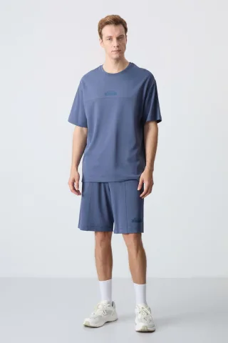 Herren Oversized T-Shirt und Shorts Set