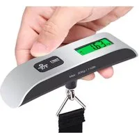 Montegoni Kofferwaage Digitale LCD Kofferwaage 110lb/50kg, (1-tlg), Gepäckwaage Hängewaage