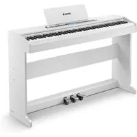 Donner Digitalpiano DDP-95 88 Tasten mit Hammergewicht 610 Soundvarianten Bluetooth (Set), Drahtlose Verbindung, Aufnahme 4,3-Zoll-LCD-Display