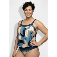 Ulla Popken Soft-BH Tankini Softcups Elastiksaum Zierring