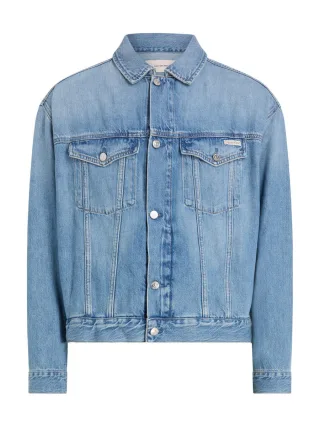 Calvin Klein - Lässige Jeansjacke blau - Gr. - S