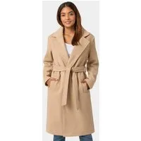 Worldclassca Trenchcoat Worldclassca Damen Trenchcoat mit Gürtel Reverskragen langer Mantel Neue Kollektion - Stilvolle und gemütliche Mode für Damen