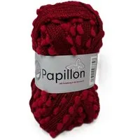 Gründl Häkelwolle Papillon Uni 50g Knäuel Rüschengarn Häkelwolle, 12 m (Knäuel, 1), 8 Farben