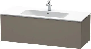 Duravit L-Cube Waschtischunterbau wandhängend Flanell Grau Seidenmatt 1220x481x400 mm - LC614309090 LC614309090
