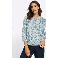 Witt Klassische Bluse Druck-Bluse 3/4-Arm