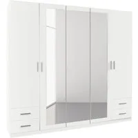rauch Drehtürenschrank Drehtürenschrank Schrank Garderobe Wäscheschrank Schlafzimmer FLEXX mit 4 Schubkästen