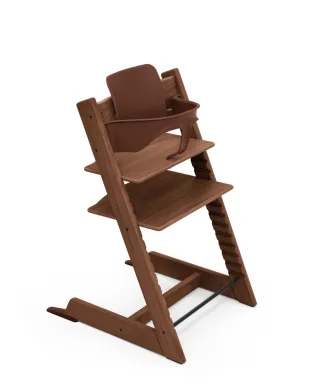 Stokke Hochstuhl Tripp Trapp Oak Warm Brown inkl. Baby Set²