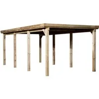 weka Einzelcarport 617 Gr.2, BxT: 322x612 cm, 215 cm Einfahrtshöhe