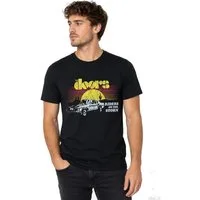 coole-fun-t-shirts Print-Shirt The Doors Riders on the Storm T-Shirt Schwarz Vintage Rock Band The Doorts Riders TSHIRT Band Merchandise, Fanartikel + Konzertshirt