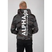 Alpha Industries Kapuzensweatshirt BACK PRINT HOODY Baumwollmischung, regular fit