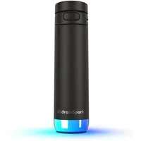 HidrateSpark Trinkflasche HidrateSpark PRO 2 Intelligente Flasche 620ml Strohhalm, Recycelter Edelstahl 18/8, vakuumisoliert (Getränke bis zu 24 h kalt)