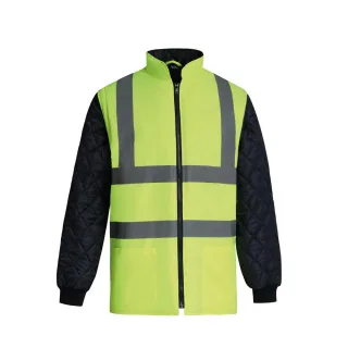 Yoko - Jacke für Herren Reißverschluss-Ärmel (Fluoreszierendes Gelb)