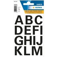HERMA Aufkleber HERMA Buchstaben-Sticker A-Z, Folie schwarz, 25 mm hoch 4167