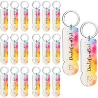 CLTYQ Schlüsselanhänger Set 20 Stück Acryl Einkaufswagenchip Schlüsselanhänger Geschenk (20-tlg), Abziehbar Einkaufschip Schlüsselanhänger zum Zerlegen