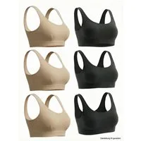 Pompadour Bustier Basic (SPARPACK, 6-tlg., 6er-Pack) ohne Bügel, mit leichter Unterstützung für jeden Tag im 6er Pack