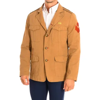 Herrenjacke in normaler Passform mit Reverskragen TMJE30-TW412