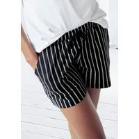 Vivance Dreams by Lascana Pyjamashorts mit Schwarz-Weiß-Druck