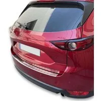 RECAMBO Ladekantenschutz für MAZDA CX-5 II, ab BJ 2017- Stoßstangenschutz, V2A rostfrei, Exklusive Optik, praktischer Schutz & perfekte Passform