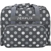 Semplix Nähmaschinentasche - Aufbewahrungstasche Polka Dots