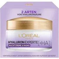L'ORÉAL PARIS Nachtcreme Hyaluron Experte Nachtcreme & Maske, mit reichhaltiger Formel
