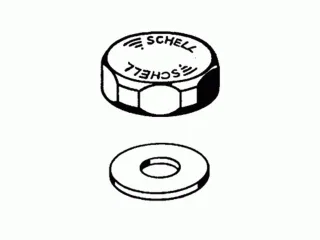 Schell Verschlusskappe komplett für SchellOMAT WC-Spülarmatur chrom 258150699