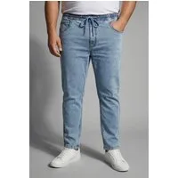Man's World Plus Schlupfjeans Große Größen gerade geschnittenes Bein, Regular-Fit, mit Kordelzug
