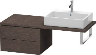Duravit L-Cube Unterschrank für Konsole Eiche dunkel gebürstet Matt 620x547x400 mm - LC583807272 LC583807272