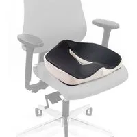 hjh OFFICE Sitzkissen MEDISIT VII Orthopädisches Kissen H/B/T:, Orthopädisches Kissen für ermüdungsfreies Sitzen mit Memory-Effekt