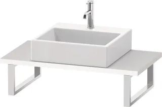 Duravit L-Cube Konsole Weiß Supermatt 800x480x30 mm - LC104C08484 LC104C08484