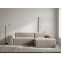 WERK2 Ecksofa Zeus-L Breite: 253 cm, modern & zeitlos, bequemes Sofa, Curvy Trend Ecksofa mit urbaner Optik