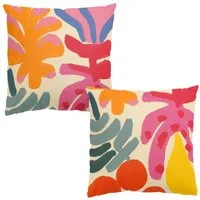 Bilderdepot24 Dekokissen 2-teilig draußen Kissenhülle/ Garten/ Outdoorkissen Kissenhülle bunt o, Bezug mit / ohne Füllung Zierkissen Outdoor Sofa Bett