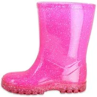 Beck Regenstiefel Glitzer Gummistiefel (für trockene Füße und gute Laune) wasserdicht, schmale Passform