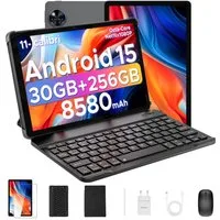 DOOGEE U11 Pro Android 15 Tablet mit Tastatur, Stift, Maus, Hülle, 11 Zoll Tablet (11", 256 GB, Android 15, WIFI, 13MP+5MP, 5G WiFi/Widevine L1/ GPS/Face ID/OTG)