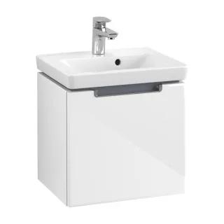 Villeroy & Boch Subway 2.0 Waschtisch-Unterschrank A68410DH 44x42x35,2cm, 1 Auszug, Griff chrom, glossy white