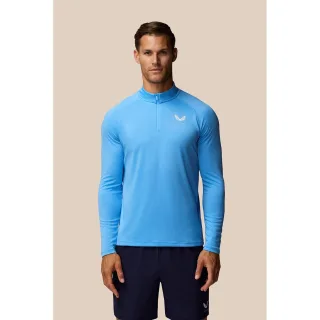 Castore Adapt Training 1/4-Zip-Oberteil aus Polyester für Herren in Grün, Sport-T-Shirts