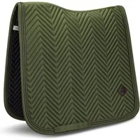 Equimour Schabracke Dressur Schabracke Pferd – atmungsaktiv, anatomisch, Satin, Sage, (1-St), atmungsaktiv, anatomisch, hochwertig, edles Design, schnelltrocknend