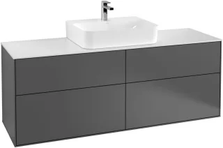 Villeroy & Boch Waschtischunterschrank Finion G19 1600x603x501mm Wandbel WT mittig, G19100GK G19100GK
