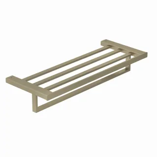 Kludi VELA C Handtuchablage mit Badetuchhalter Stainless Brushed Nickel, 31989N5 31989N5