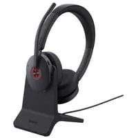 BH74 Teams mit Ladestation, Headset schwarz, Teams-Variante, Bluetooth-Dongle