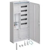 Komplettschrank universal 1100x550x205 Millimeter Schutzklasse II IP44 ein Zählerplatz VF 5rh APZ zwei Felder weiß, Retail