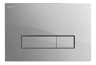 Mepa orbit A31/E31 Betätigungsplatte, 2-Mengen, Glas silber teileingelassen, 421847 421847