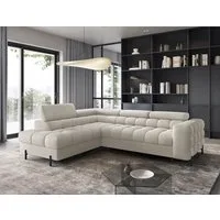 MOEBLO Ecksofa Ferrucio, modernes Schlafsofa mit Bettkasten & verstellbaren Kopfstützen, Wohnlandschaft mit Schlaffunktion, Eckcouch Wohnlandschaft Sofa mit Ottomane Eckgarnitur Polsterecke, (BxHxT):276 x 72–93 x 200 cm