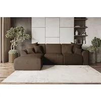 99rooms Ecksofa Gusto, Sofa L-Form, Eckcouch, mit Schlaffunktion, abnehmbaren Rückenkissen, Bezug-Cordstoff POSO
